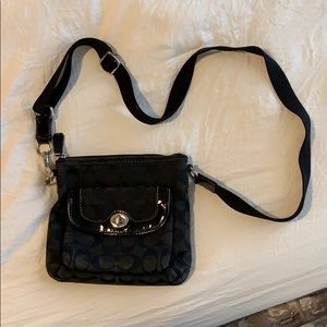 Black Coach Crossbody Purse